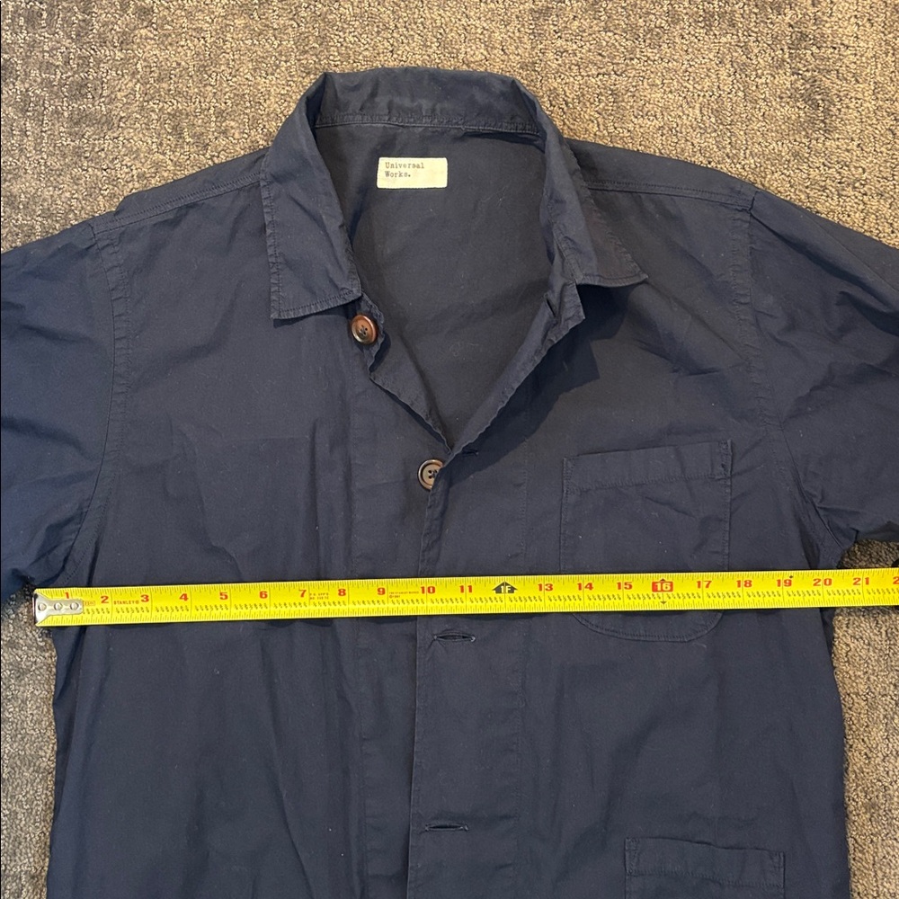 Universal Works - Men's Navy Shirt - Picture 8 of 8